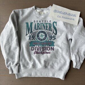 Vintage Seattle Mariners 1995 Champions Baseball Sweatshirt, Retro MLB Shirt Tee